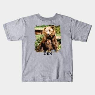 Ben the Bear Grizzly Adams Kids T-Shirt